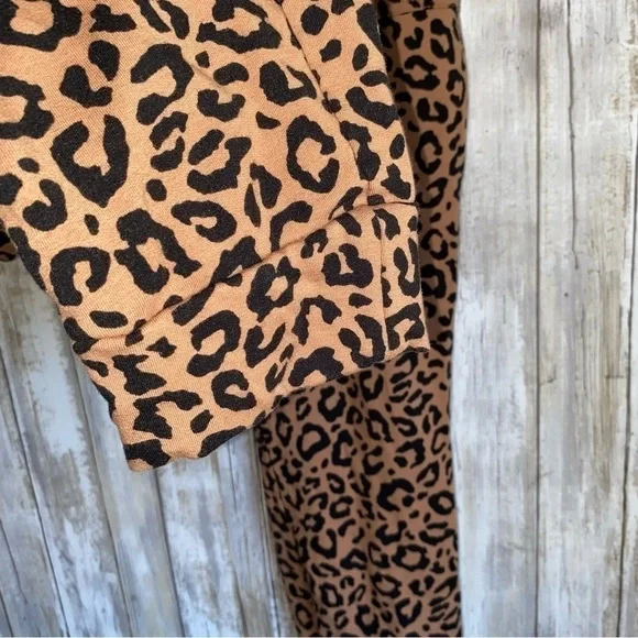 Torrid Leopard Joggers 1X Cozy Lounge Pants Animal Print Drawstring Athleisure - Picture 5 of 8